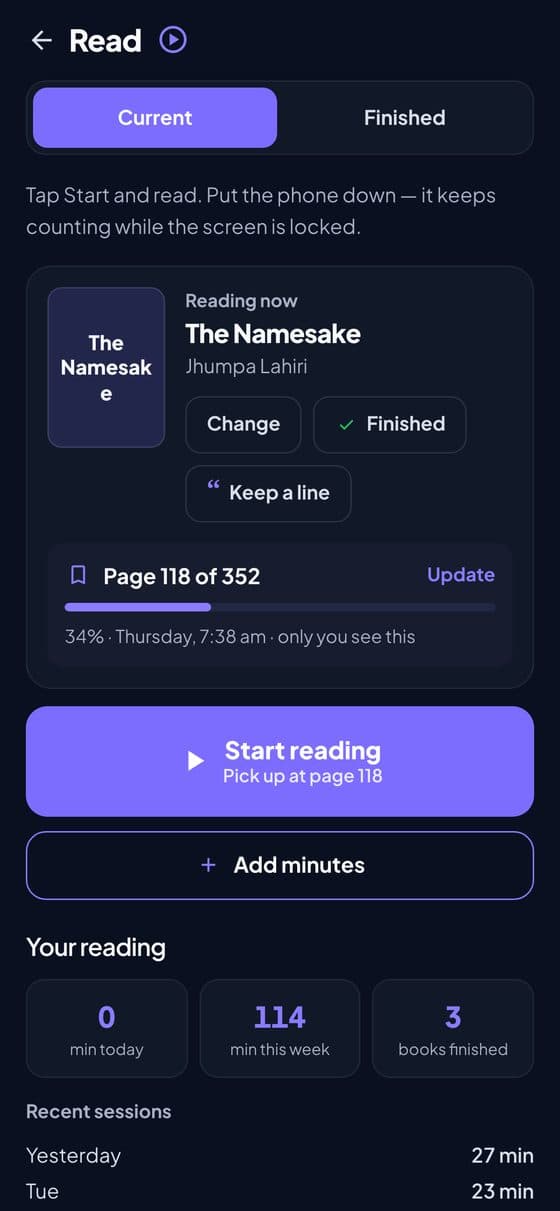 Read on a phone